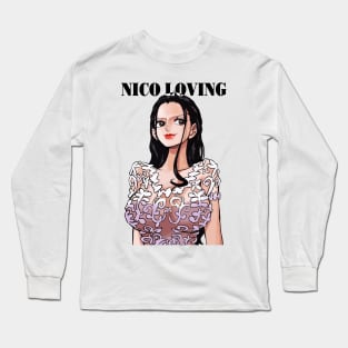 Nico Robin One Piece Fashion Long Sleeve T-Shirt